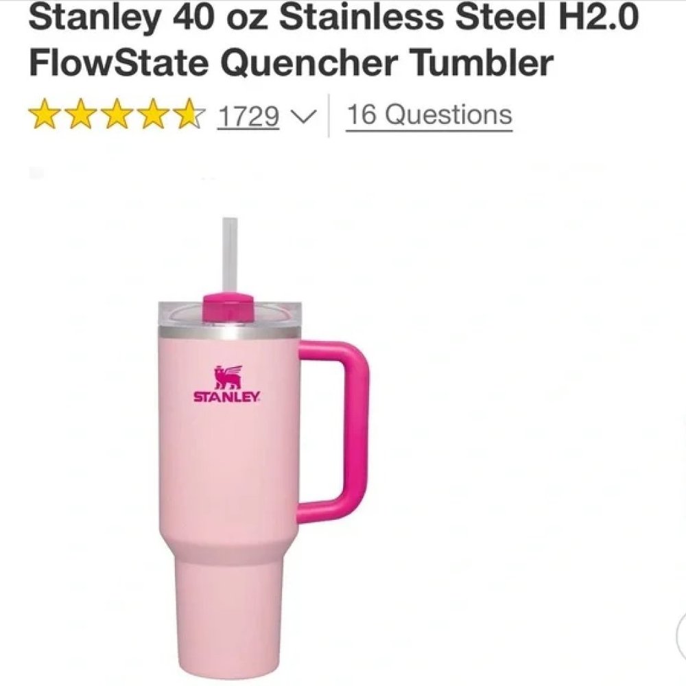 UNOPENED Stanley 40oz Stainless Steel Tumbler - Pink Flamingo *Target Exclusive*